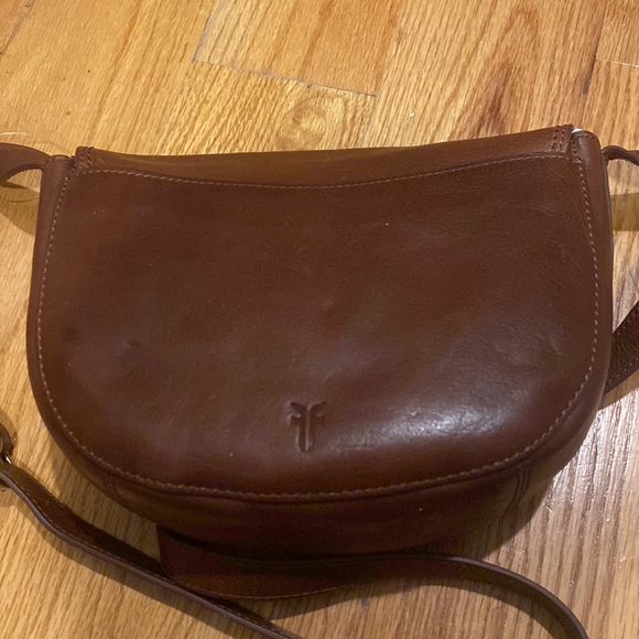 NWOT Frye Brown Clara Crossbody Buckle Bag - Picture 6 of 15